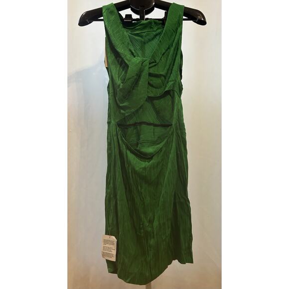 NWT TOPSHOP Women's Green Dress - Size 8 - Picture 2 of 7
